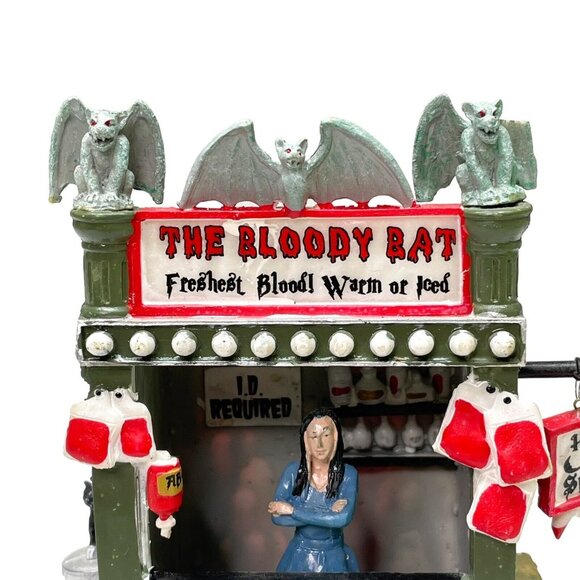 Lemax Spooky Town The Bloody Bat- Halloween Village- Carnival- NO Box - Picture 2 of 9